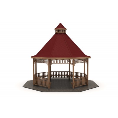 55 K Wooden Octagonal Gazebo
